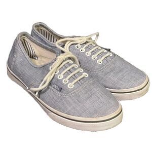 Vans Unisex‎ Shoes Light Blue Low Top Size Mens 4 Woman’s 5.5 Model TC6D